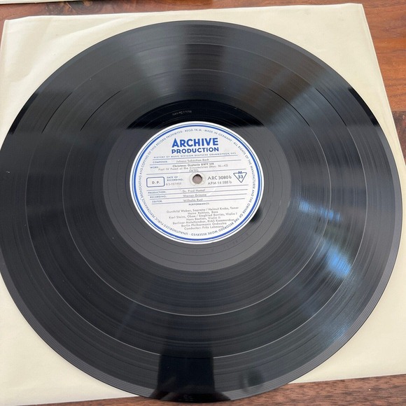 Bach Weihnachts Oratorium 3xLP Box Set 1955-56 Archive Prod. ARC3081 - Picture 9 of 11